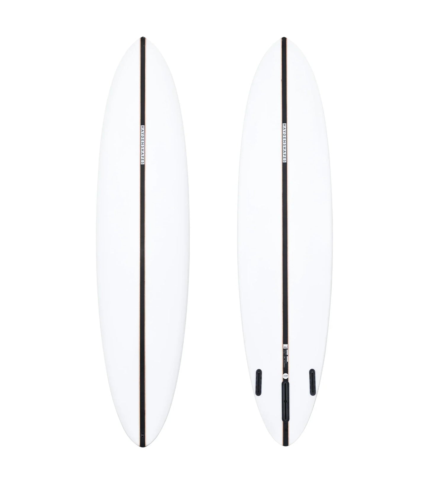 Haydenshapes Mid Length Glider PU - Futures - 2 + 1 Fin - Fun Boards