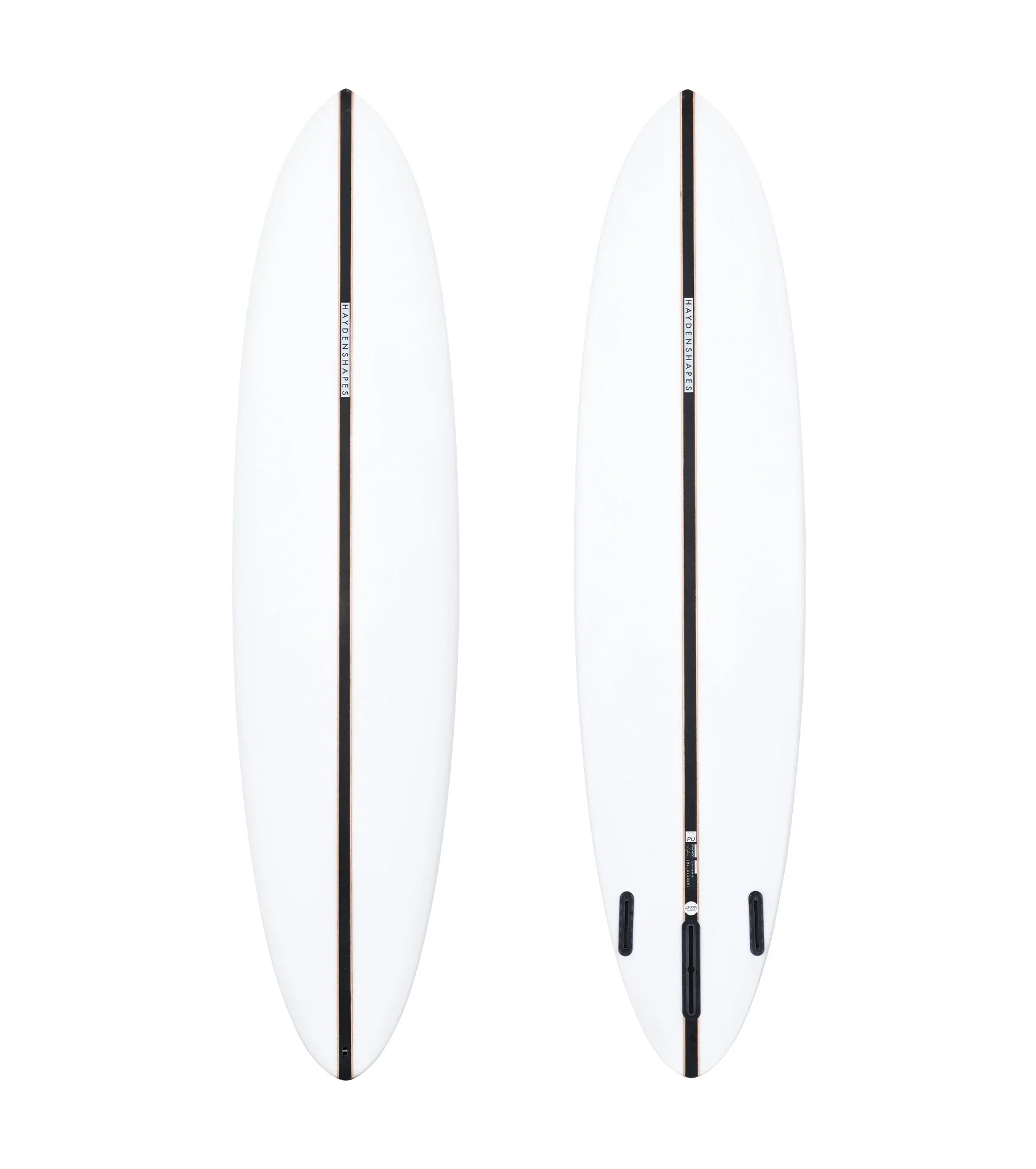 Haydenshapes Mid Length Glider PU - Futures - 2 + 1 Fin - Fun Boards