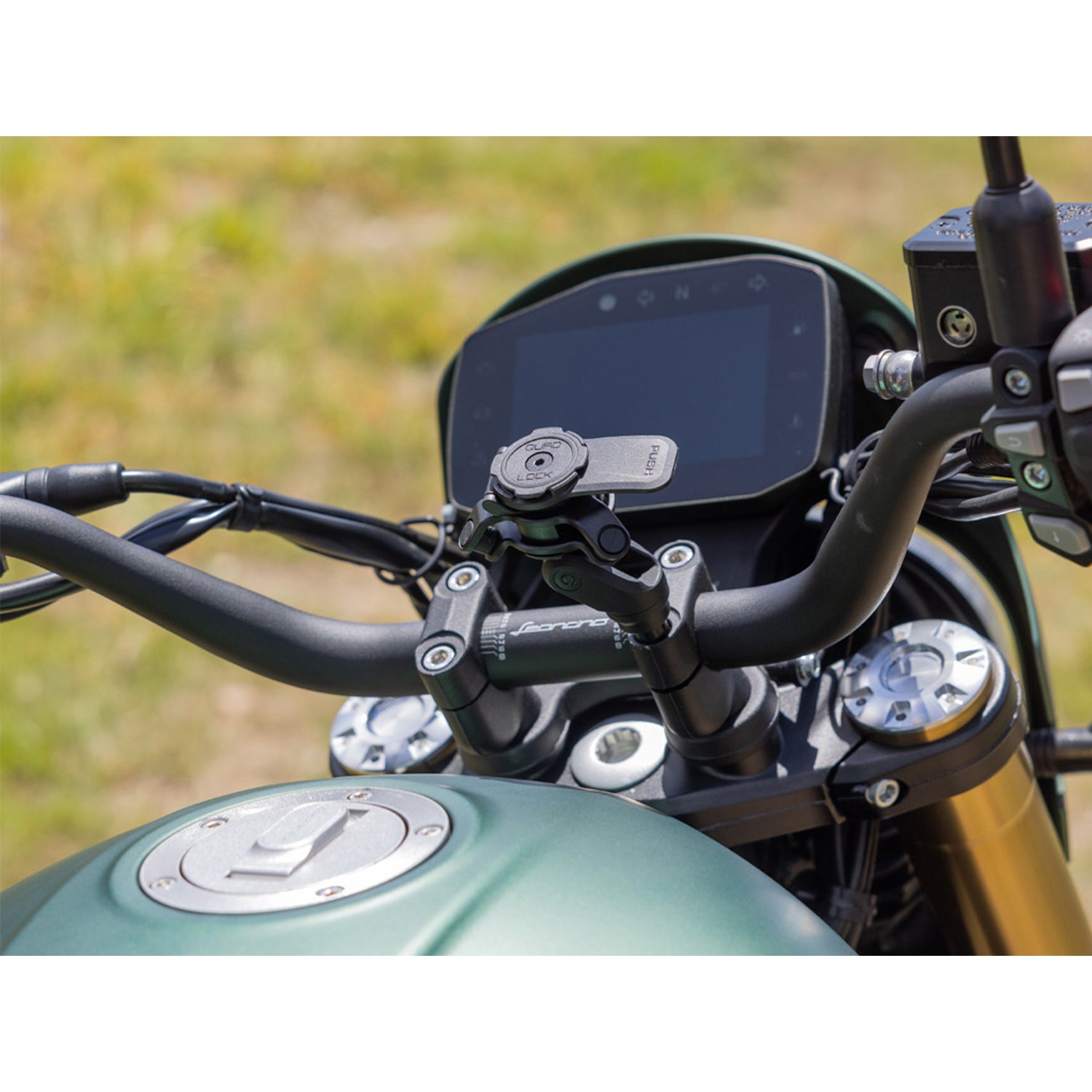 Quad Lock Motorcycle Handlebar Clamp Mount Pro - Mounts