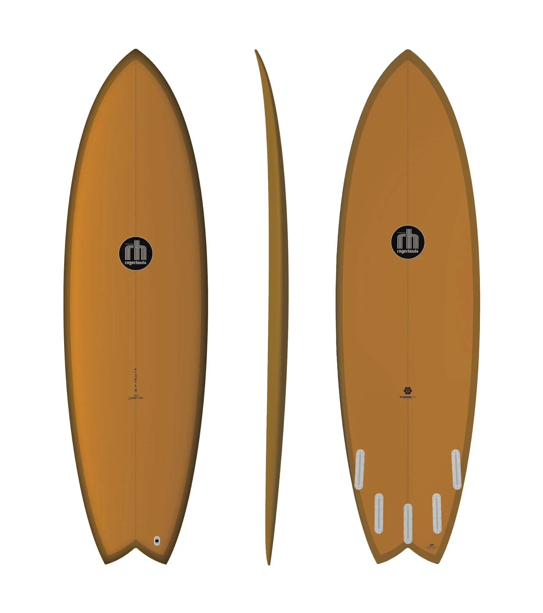 Roger Hinds Dream Fish - Fusion HD - Futures - 5 Fin - Short Boards