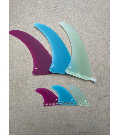 ROAM Longboard Fin Flex Tip Single Fin - Ice Blue