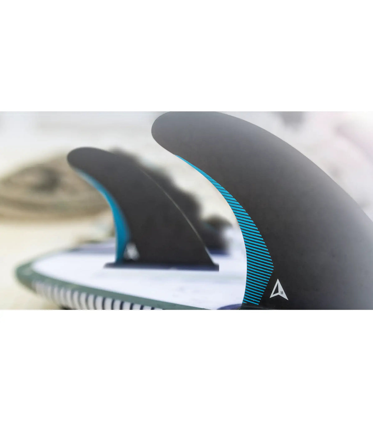 ROAM Quad Rear Fins Dual Tab - Smoke