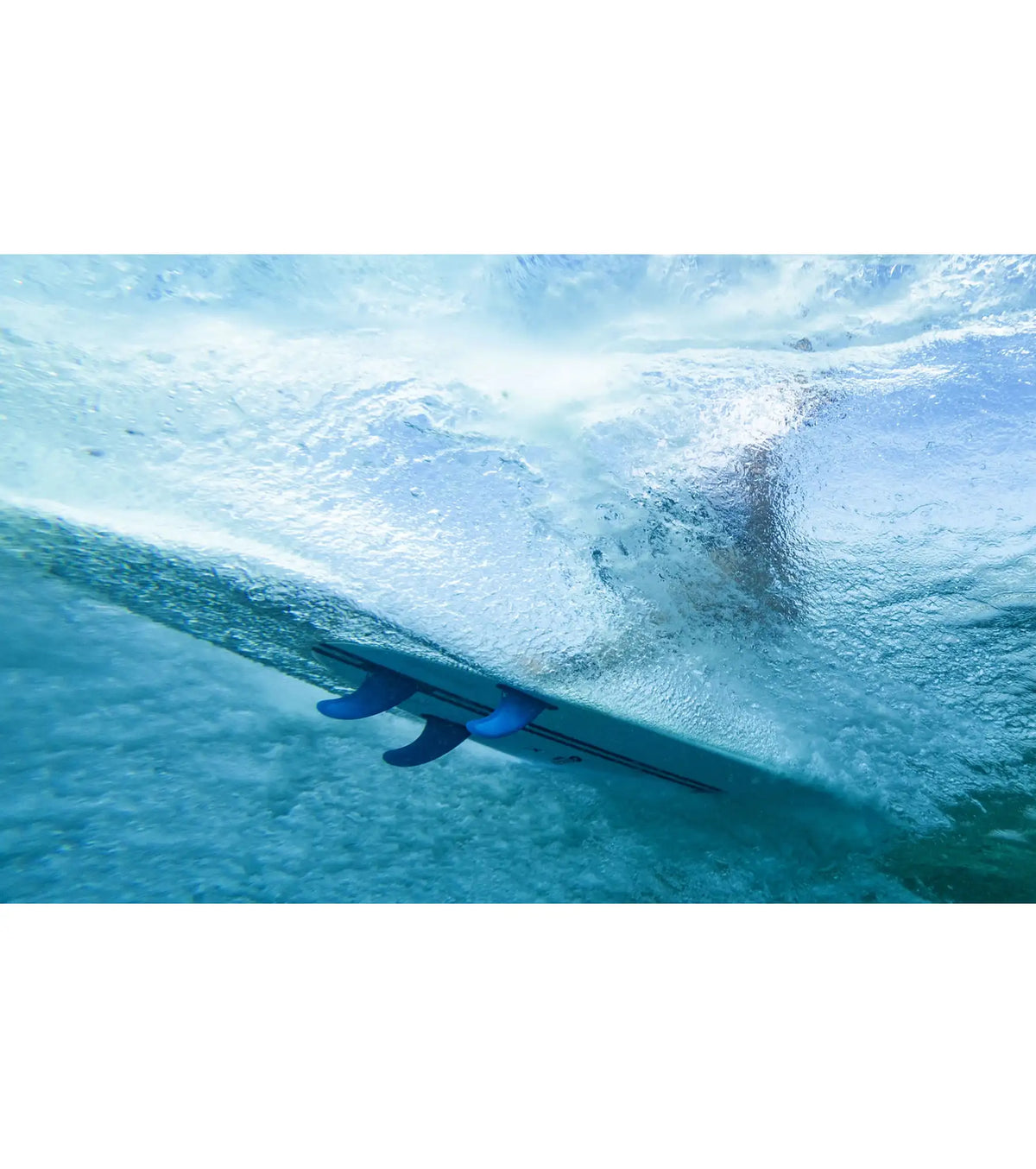 ROAM All Round Thruster Fins Single Tab - Blue