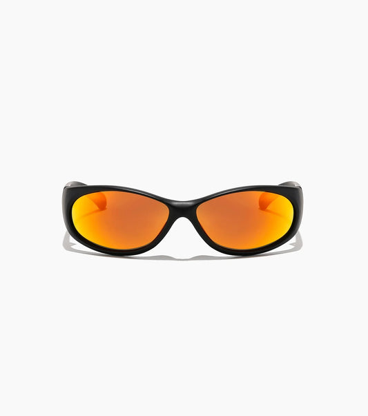 Ritual Vision - Demon Speed - Matte Black / Reflective Orange - Polarised