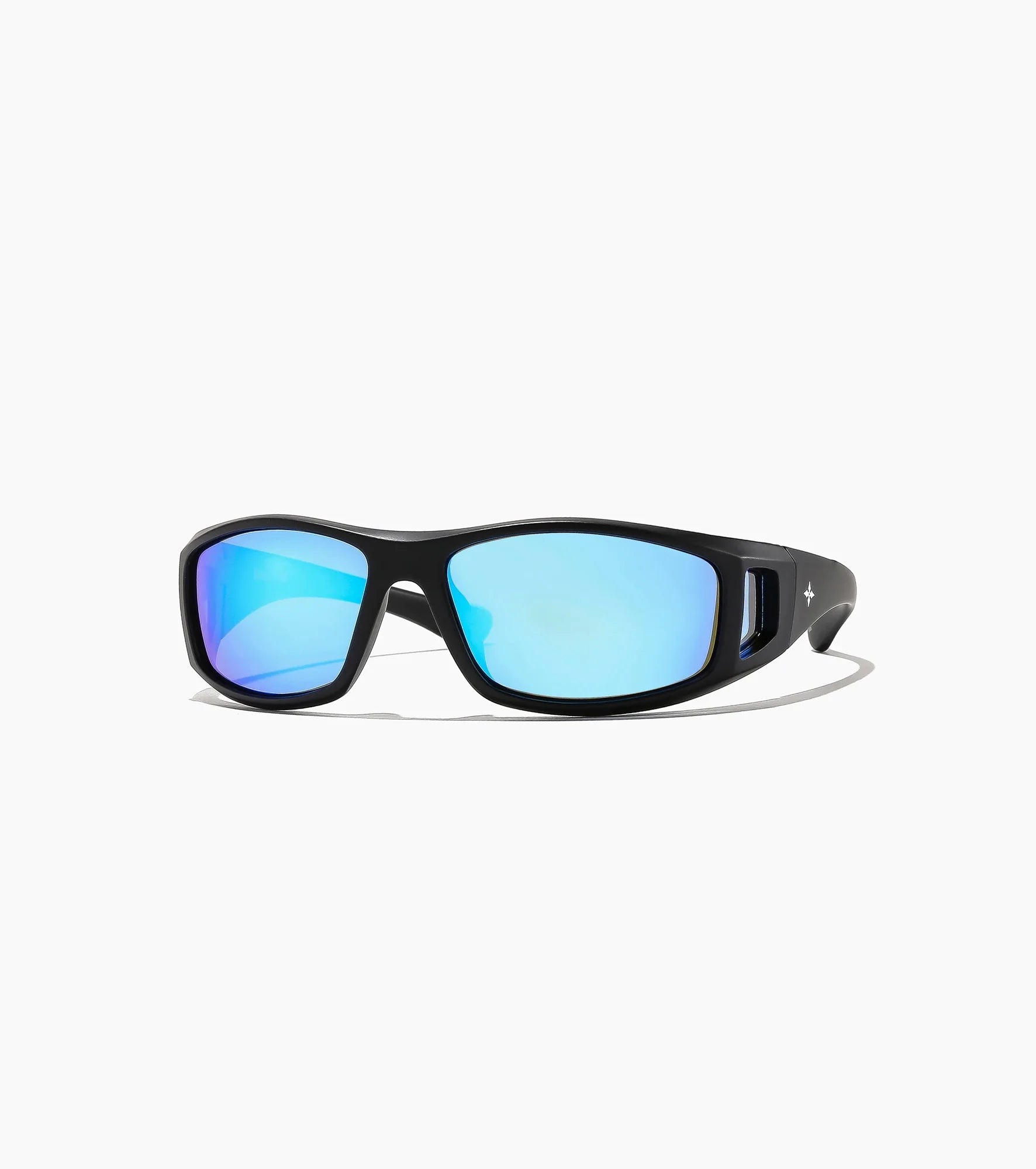 Ritual Vision Dragster - Matte Black / Blue Reflective - Polarised - Sunglasses