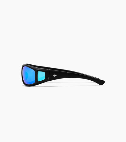 Ritual Vision Dragster - Matte Black / Blue Reflective - Polarised - Sunglasses