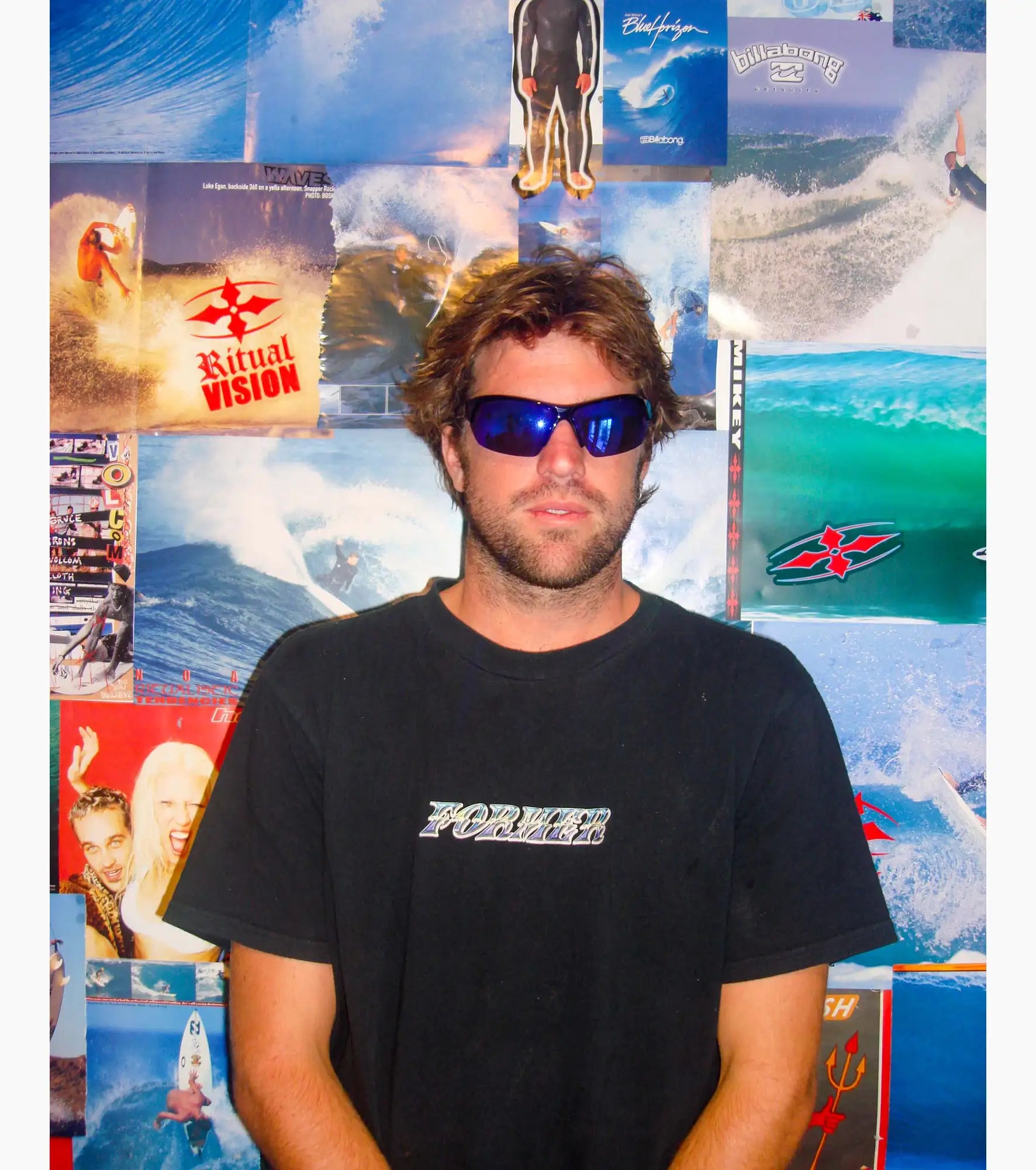 Ritual Vision Break & Enter - Polished Black / Blue Reflective - Sunglasses