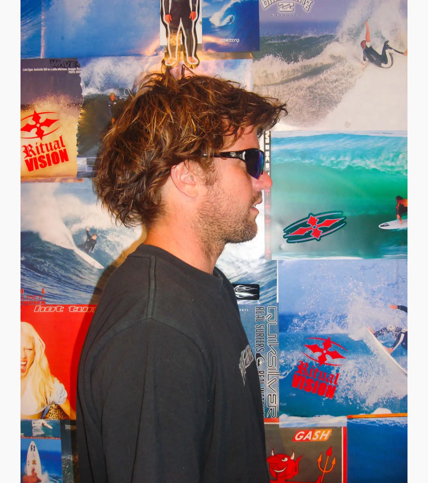Ritual Vision Break & Enter - Polished Black / Blue Reflective - Sunglasses