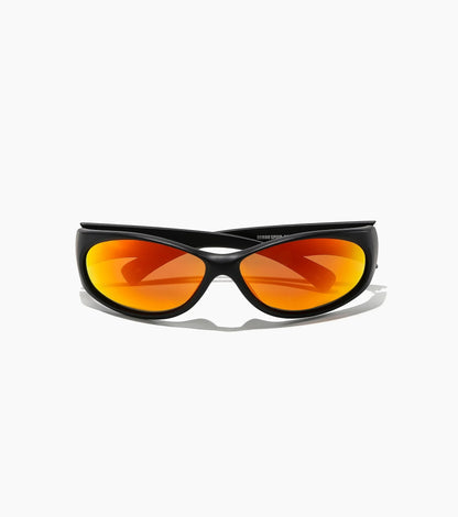 Ritual Vision - Demon Speed - Matte Black / Reflective Orange - Polarised