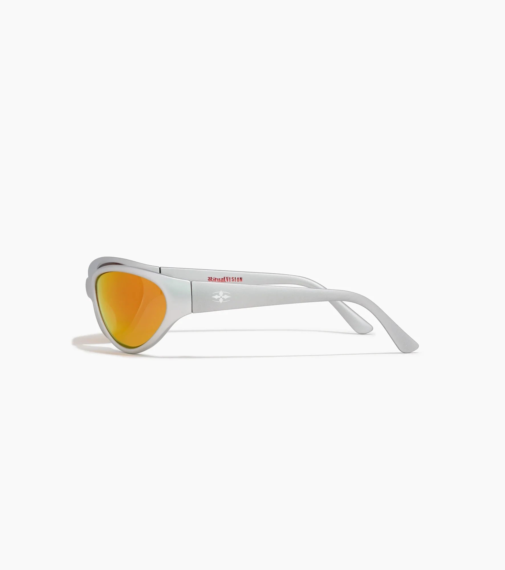 Ritual Vision Morphine - Matte Chrome / Orange Reflective - Polarised - Sunglasses