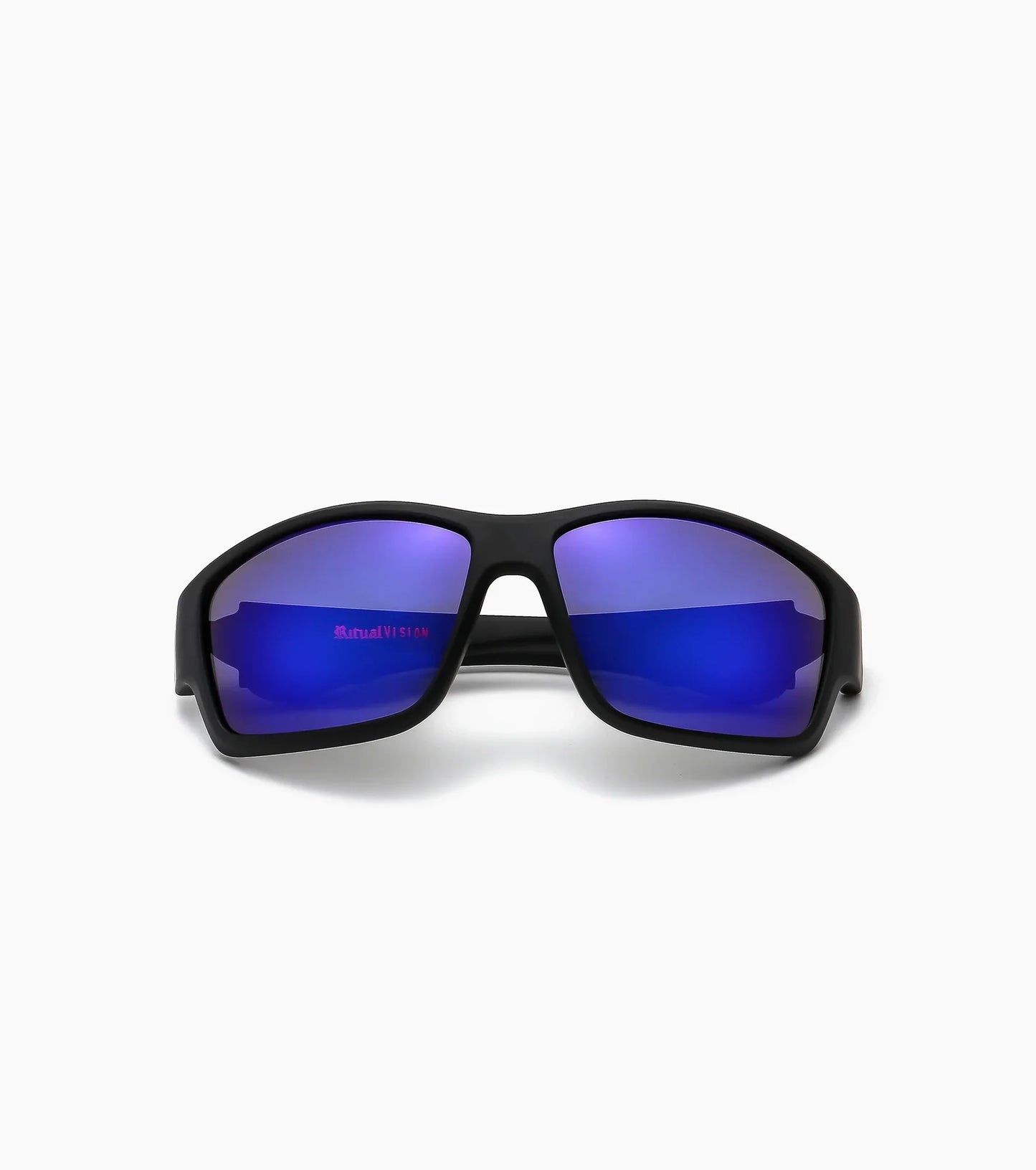 Ritual Vision The Decline - Matte Black / Blue Reflective - Polarised - Sunglasses