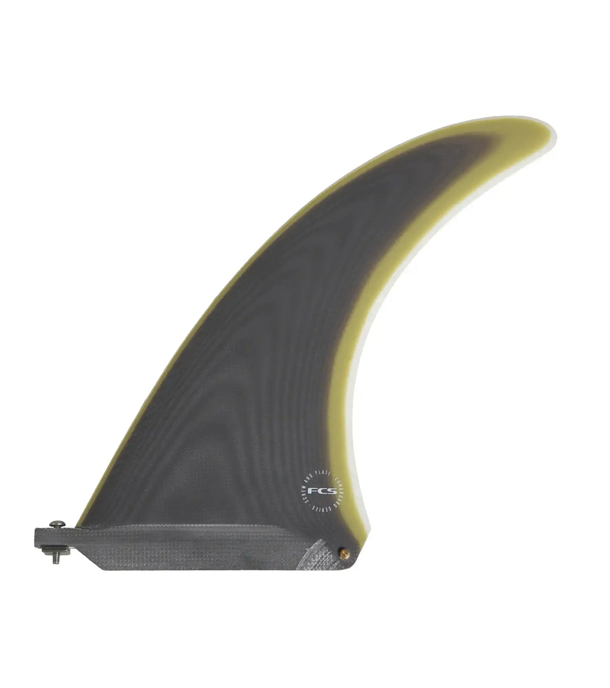 FCS Clique Screw and Plate Performance Glass Single Fin - Charcoal