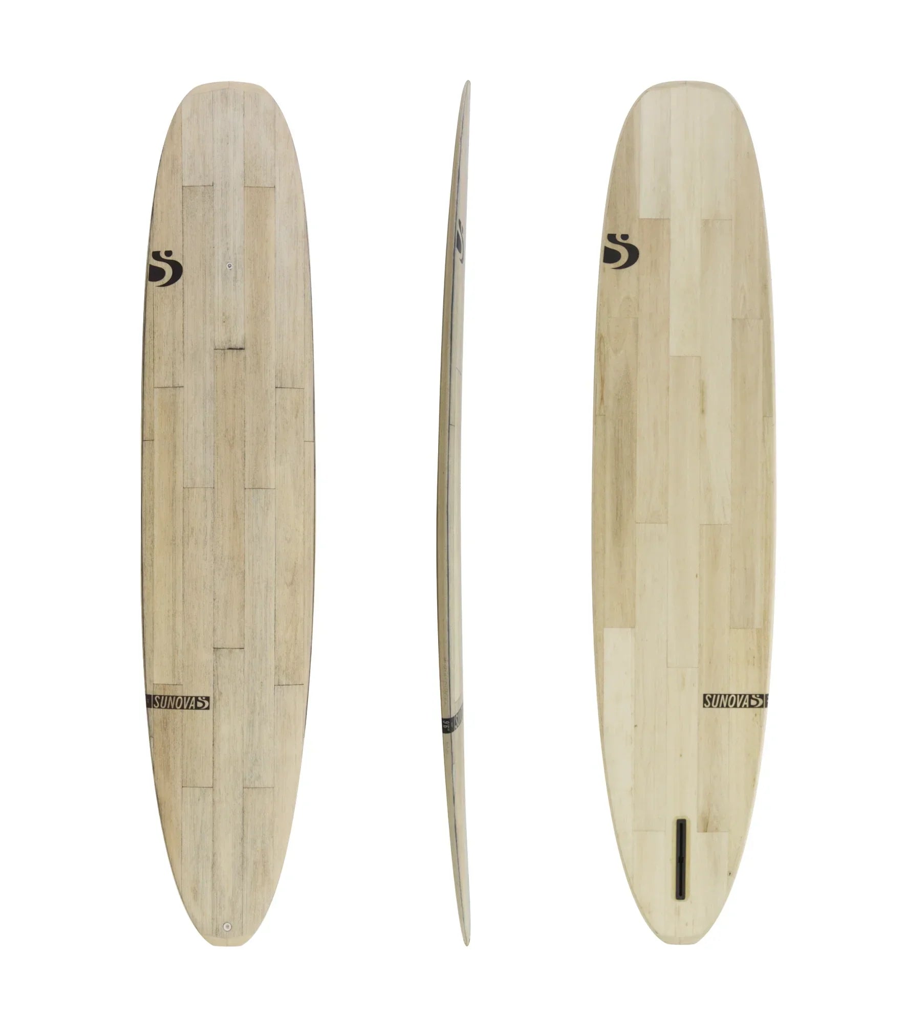 Sunova Oldy Balsaflex Bullet Proof with T- Stringer - US Box - Single Fin - Long Boards
