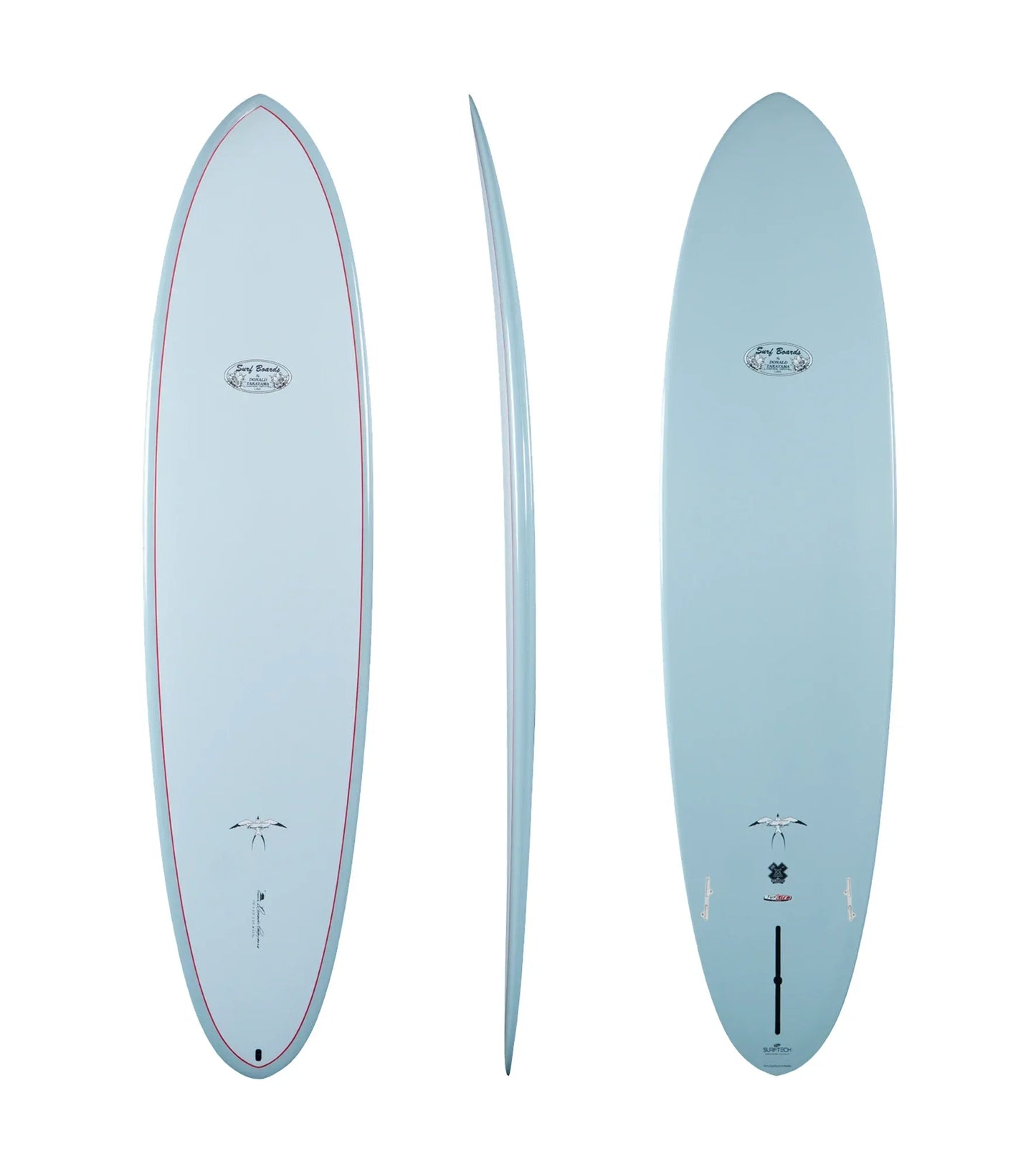 Takayama Egg - Tuflite V-Tech - FCS II - 2 + 1 Fin - Fun Boards
