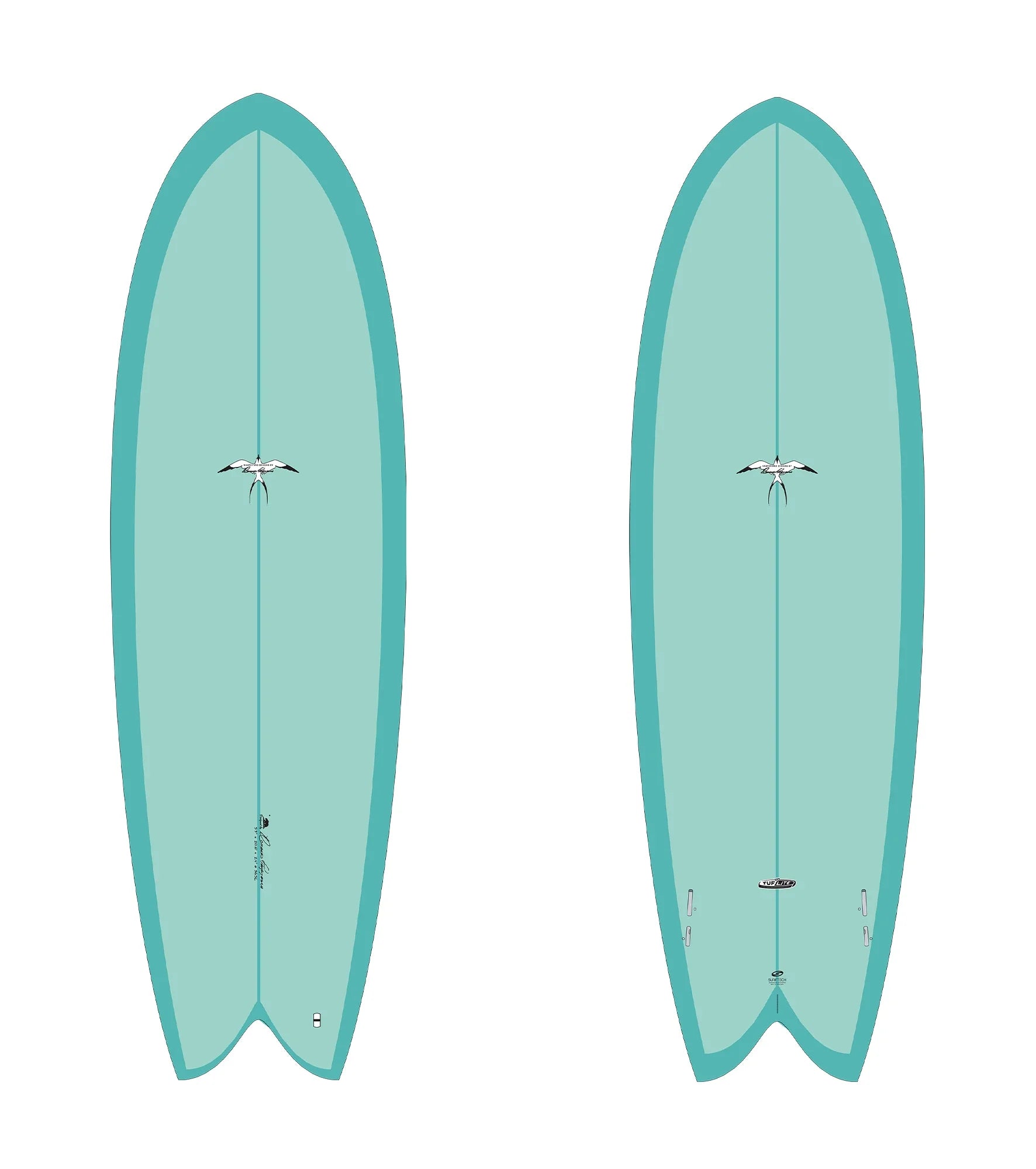 Takayama Humu Fish - Tuflite - FCS II - 2 Fin - Short Boards
