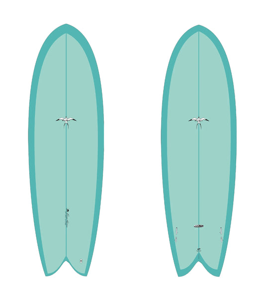 Takayama Humu Fish - Tuflite - FCS II - 2 Fin - Short Boards