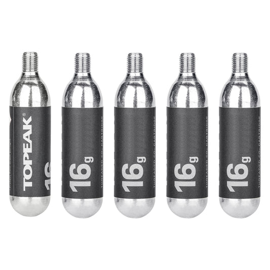 Topeak CO2 Cartridge 16g Threated (5 pieces) - CO2 pumps