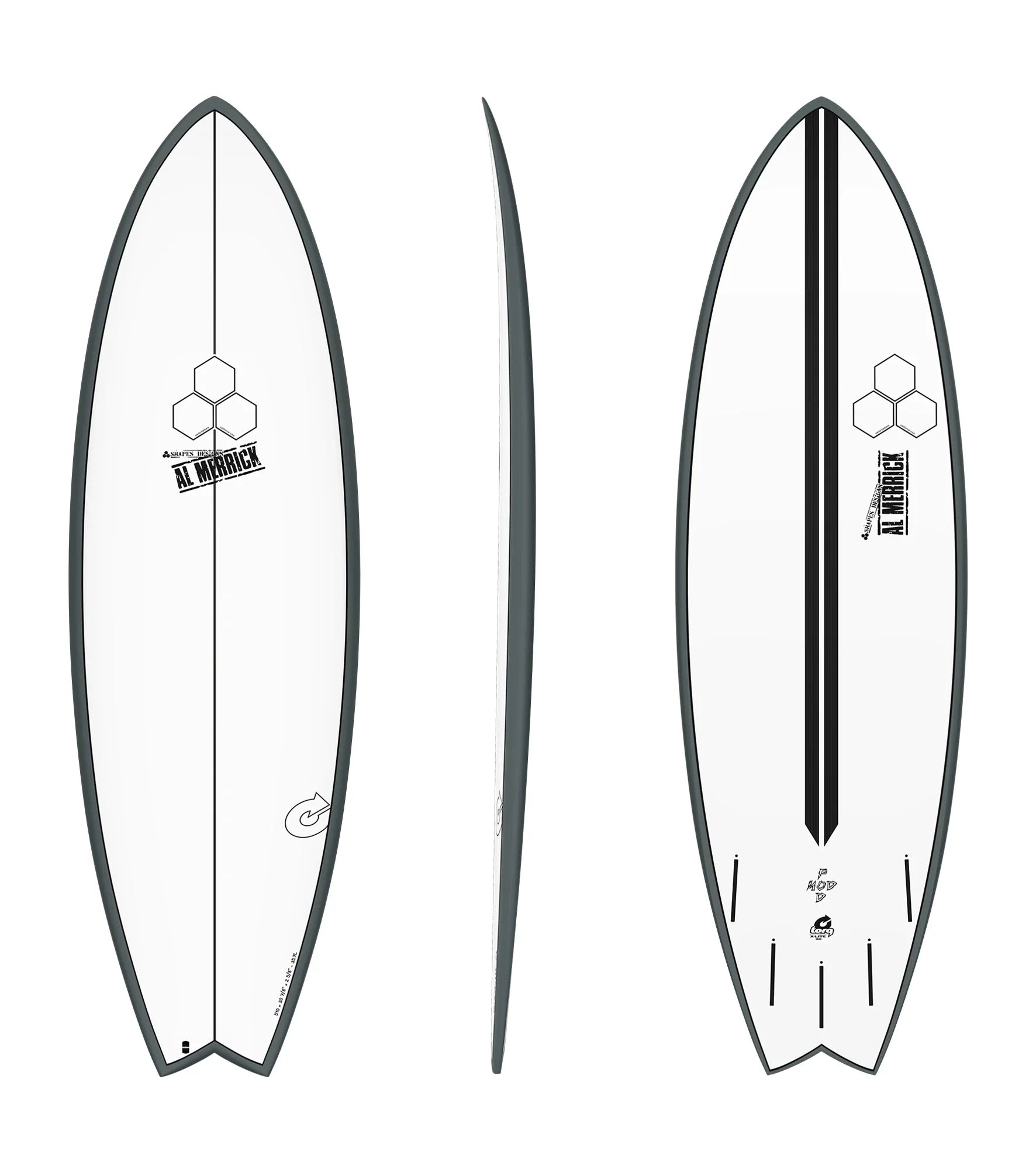 Torq Channel Islands Pod Mod - Al Merrick - X-Lite - Futures - 5 Fin - Short Boards
