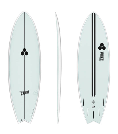 Channel Islands Pod Mod - Al Merrick - X-Lite - Futures - 5 Fin - Glacier Blue