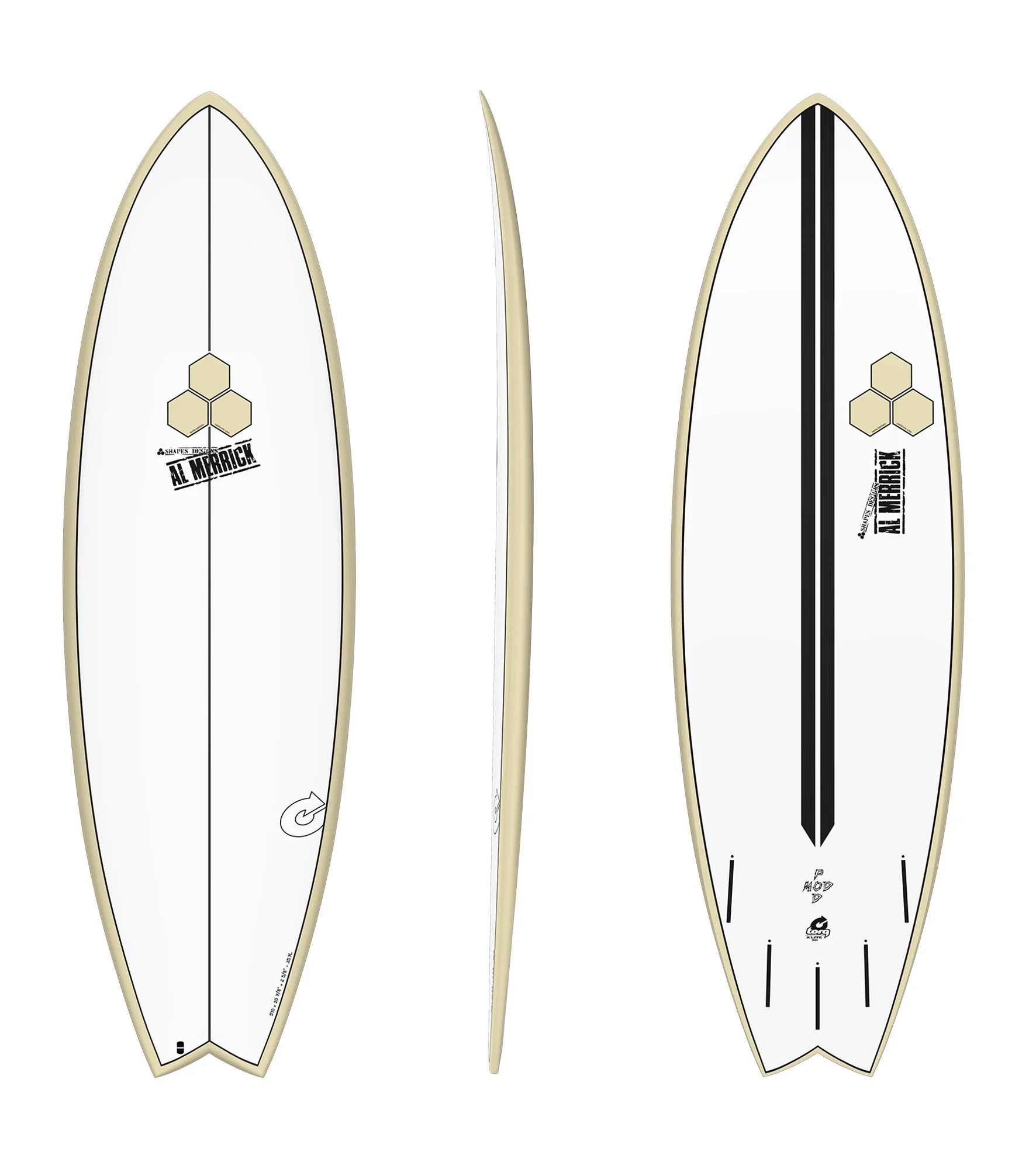 Torq Channel Islands Pod Mod - Al Merrick - X-Lite - Futures - 5 Fin - Short Boards