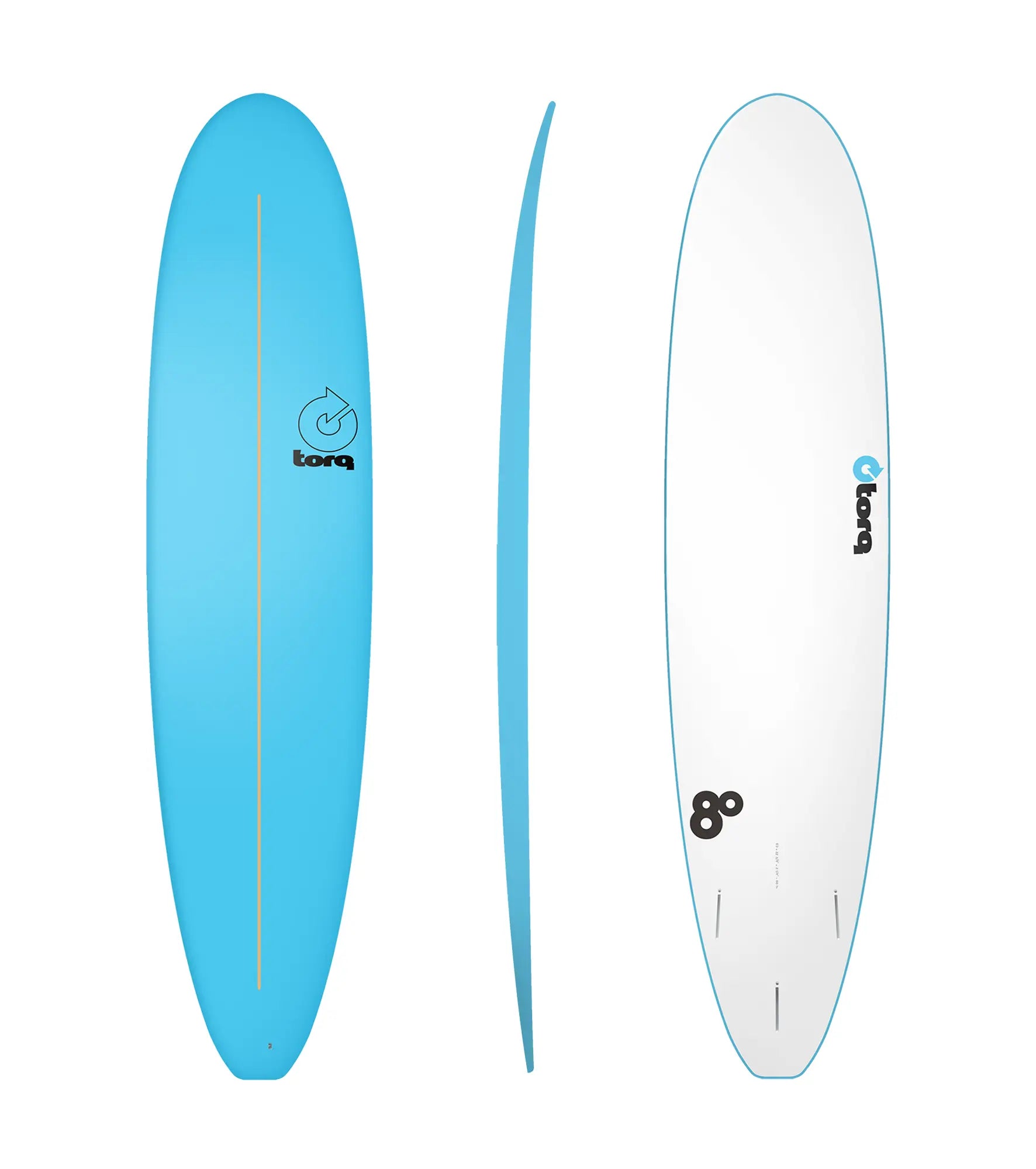 Torq Longboard Soft Performance - Futures - 2 + 1 Fin - Long Boards