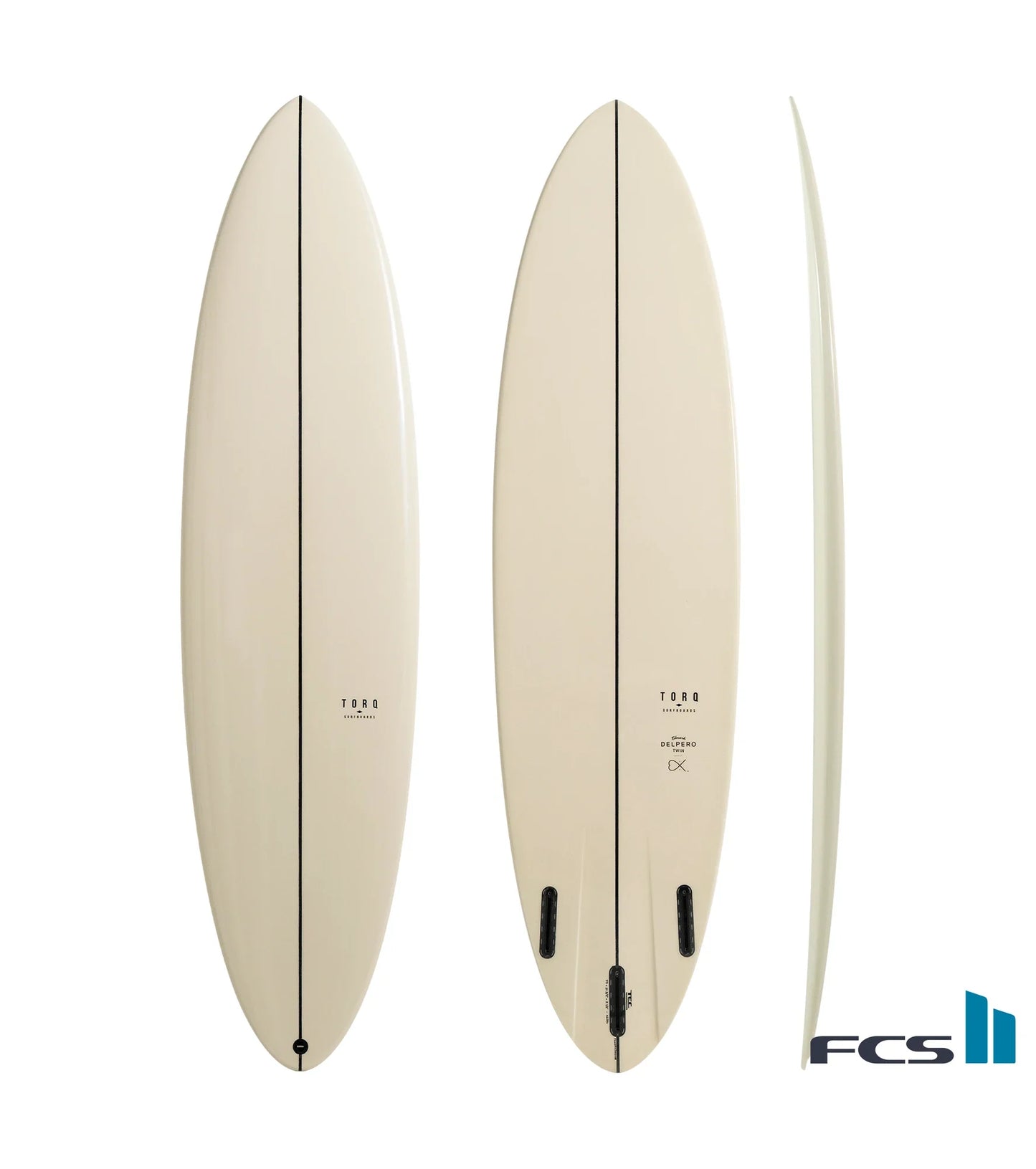 Torq Delpero Twin TEC - FCS II - 3 Fin - Long Boards