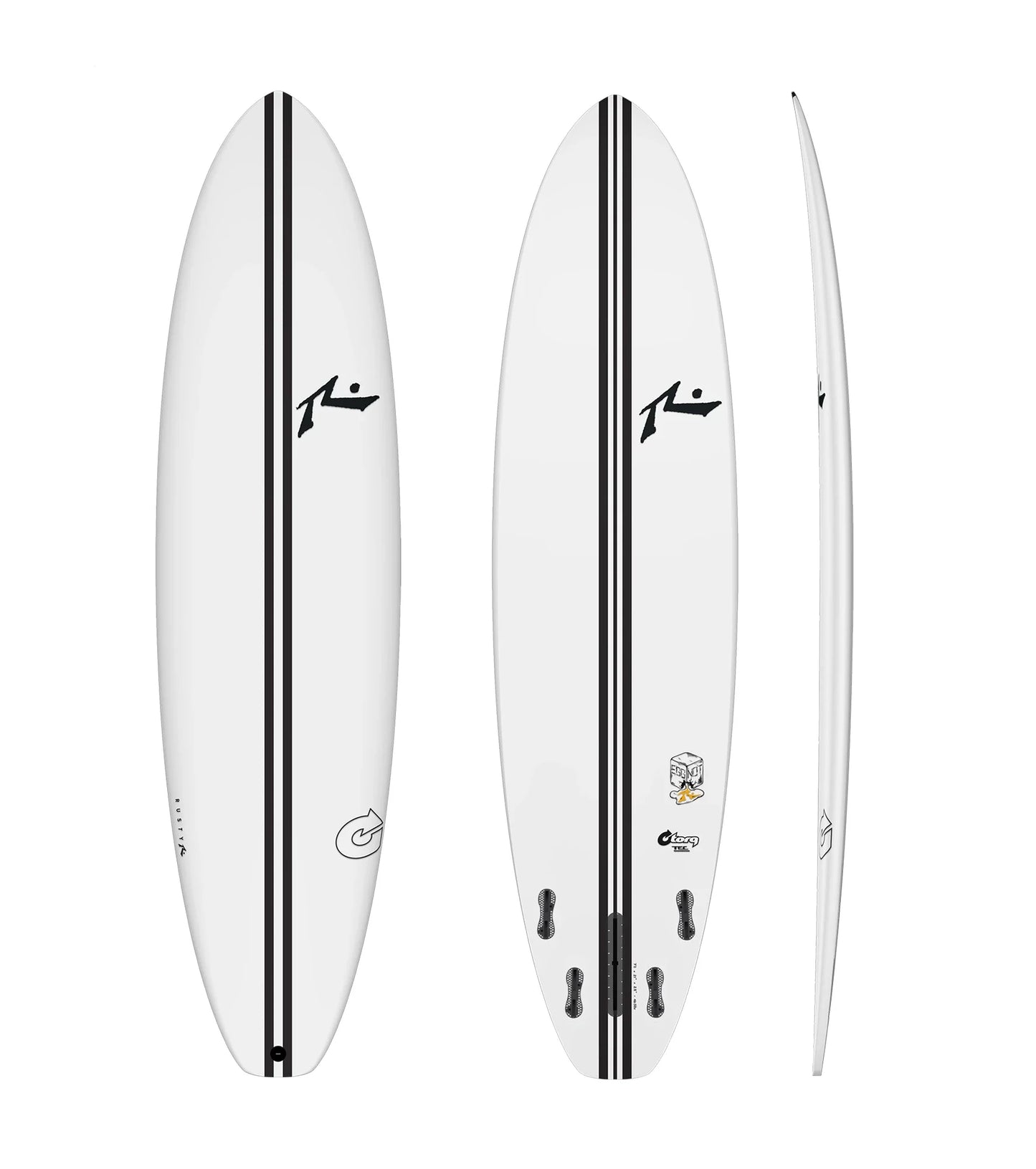 Torq Rusty Egg Not - TEC - FCS II - 4 + 1 Fin - Fun Boards