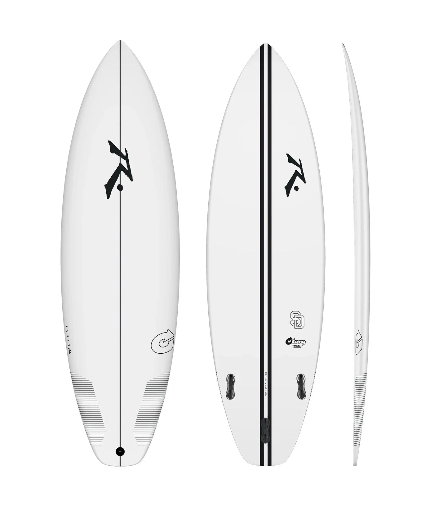 Torq Rusty SD - TEC - FCS II - 3 Fin - Short Boards