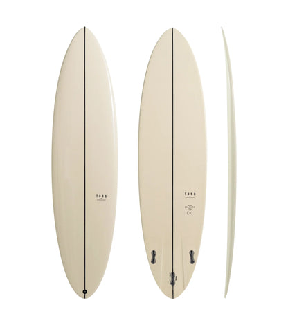 Torq Delpero Twin TEC - FCS II - 3 Fin - Stone