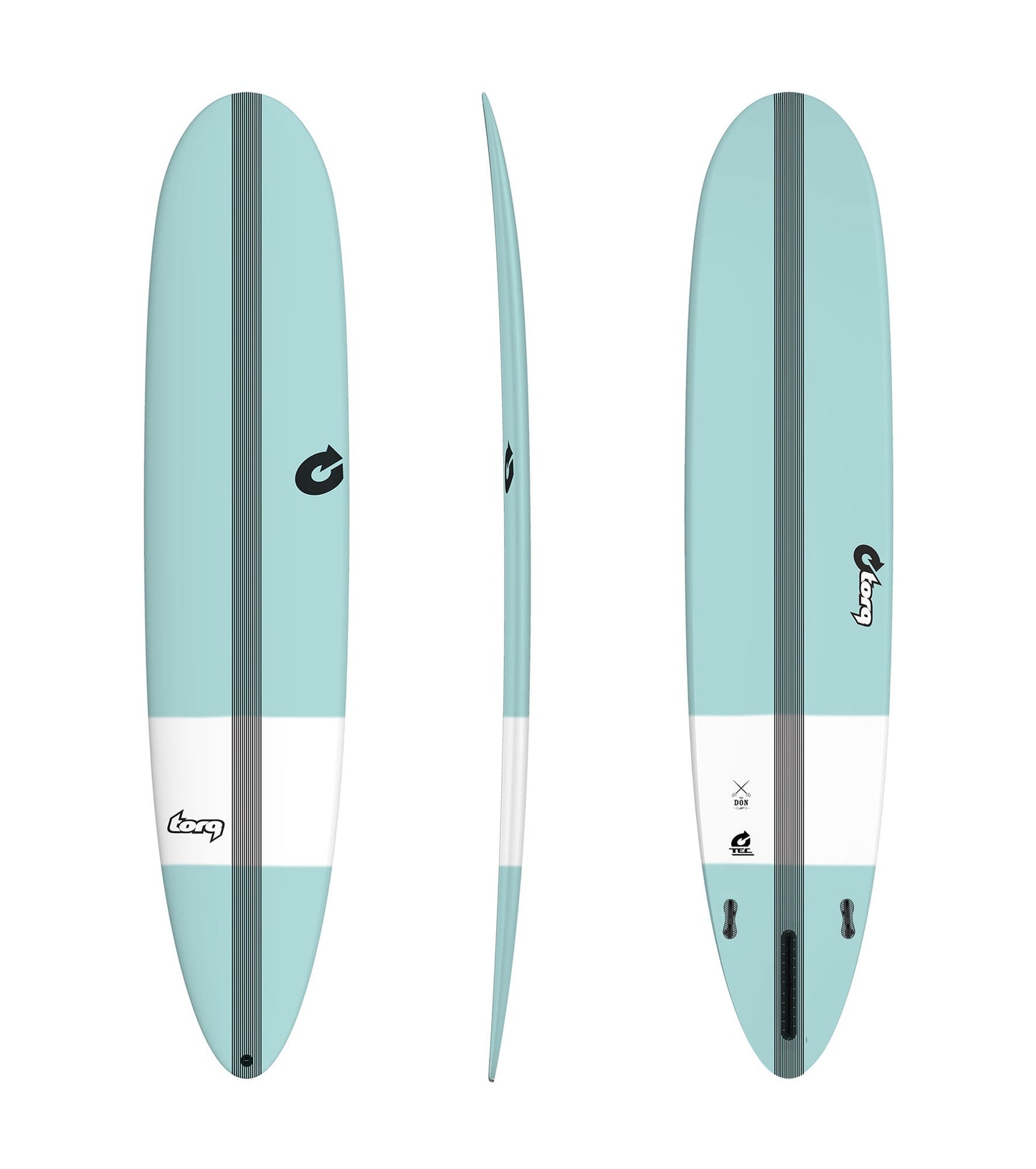 Torq The Don TEC - FCS II - 2 + 1 Fin - Long Boards