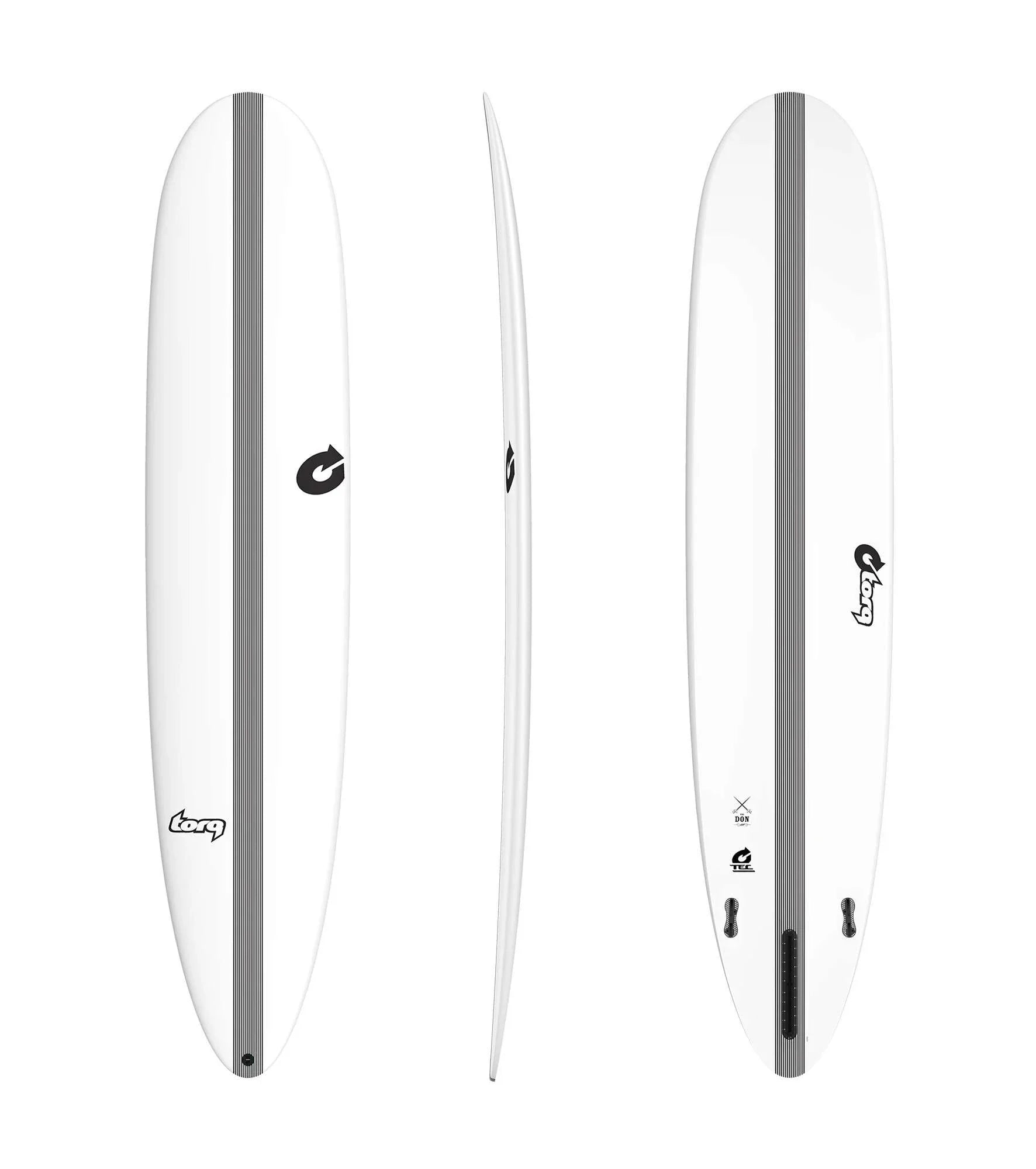 Torq The Don TEC - FCS II - 2 + 1 Fin - Long Boards