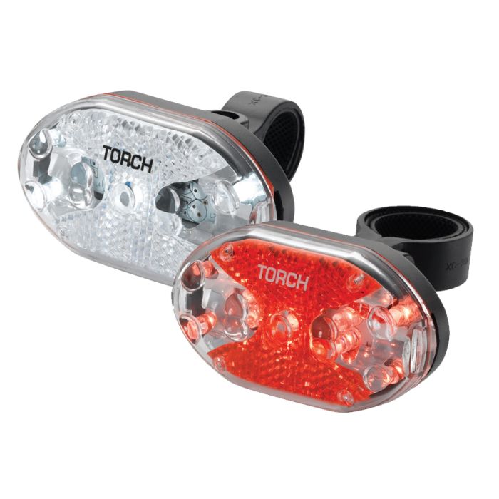 Torch Light Set - White Bright 5x + Tail Bright 5x - Light Sets
