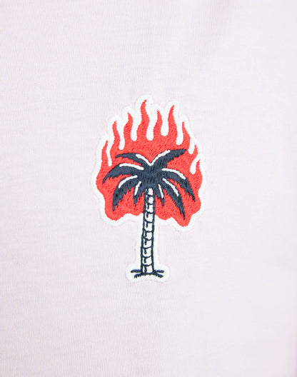 Pullin TSH PATCHBURNING ROSE TEE - Tees
