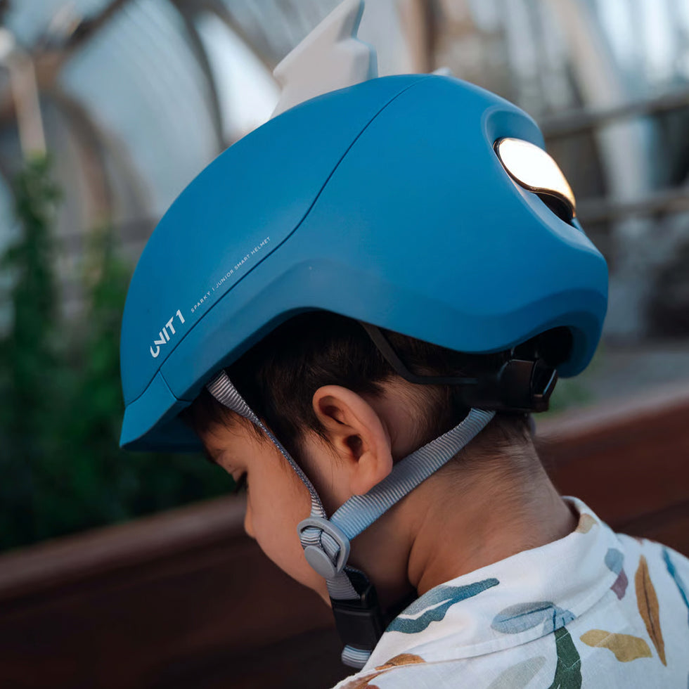 Unit 1 SPARKY Junior Smart Helmet - Helmet w/Lights