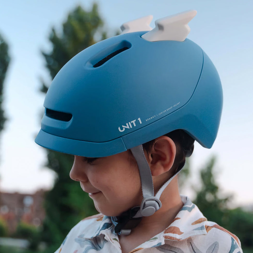 Unit 1 SPARKY Junior Smart Helmet - Helmet w/Lights