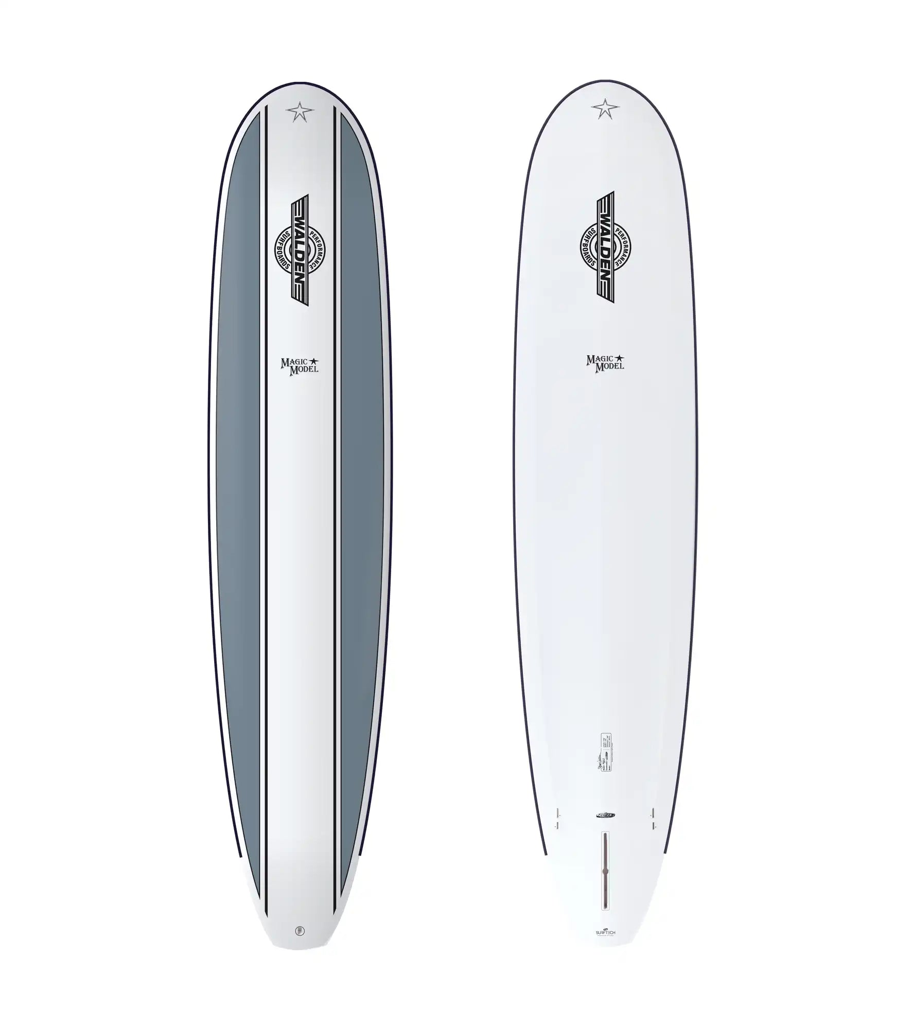 Walden Magic Model - Fusion Parabolic - FCS II - 2 + 1 Fin FACTORY SECOND - Long Boards