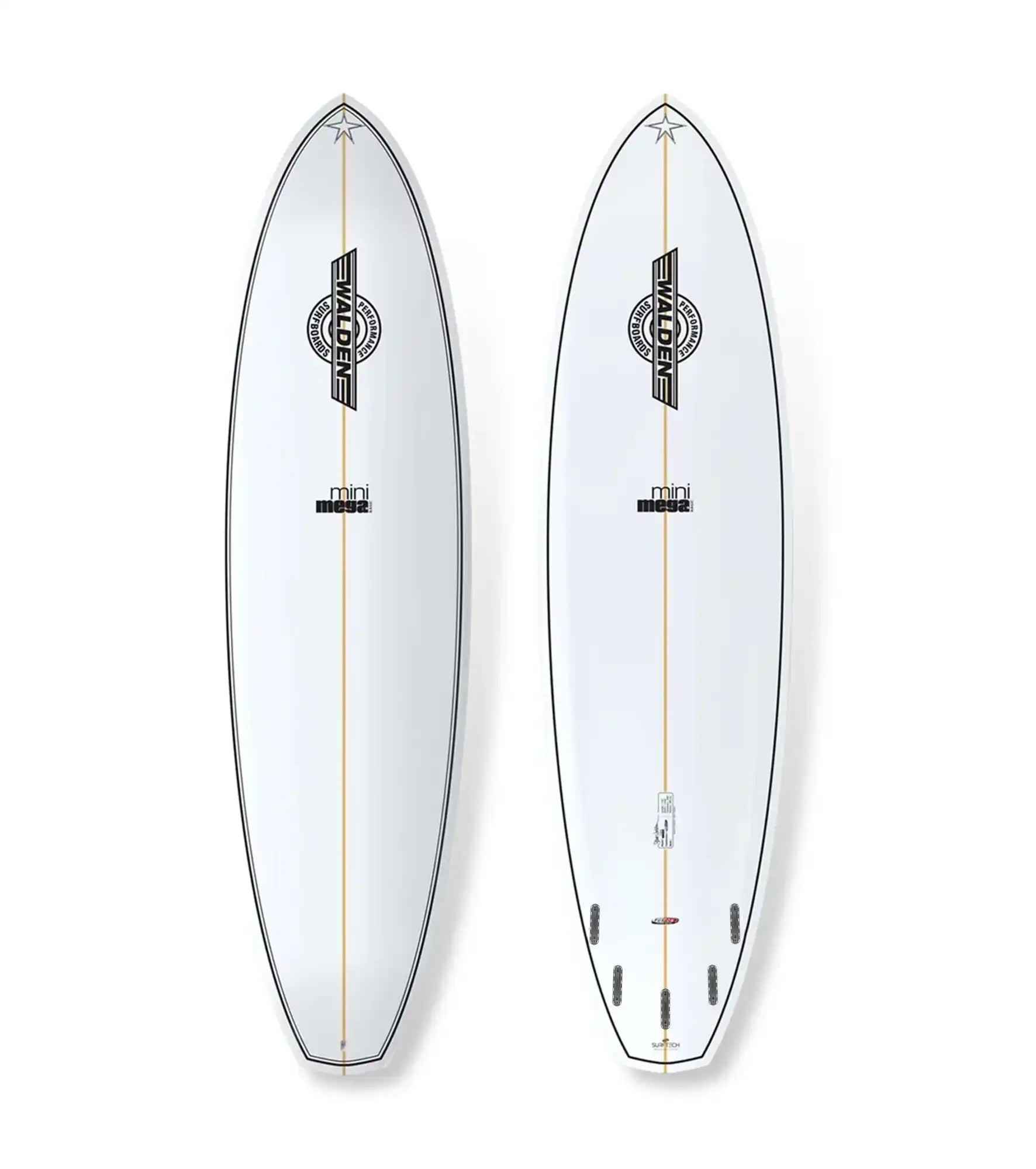 Walden Mini Mega Magic - Fusion HD - Futures - 5 Fin - Short Boards
