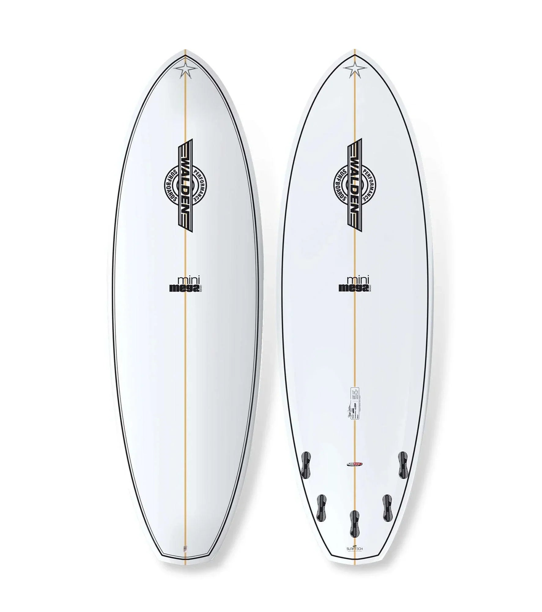 Walden Mini Mega Magic - Fusion HD - FCS II - 5 Fin - Short Boards