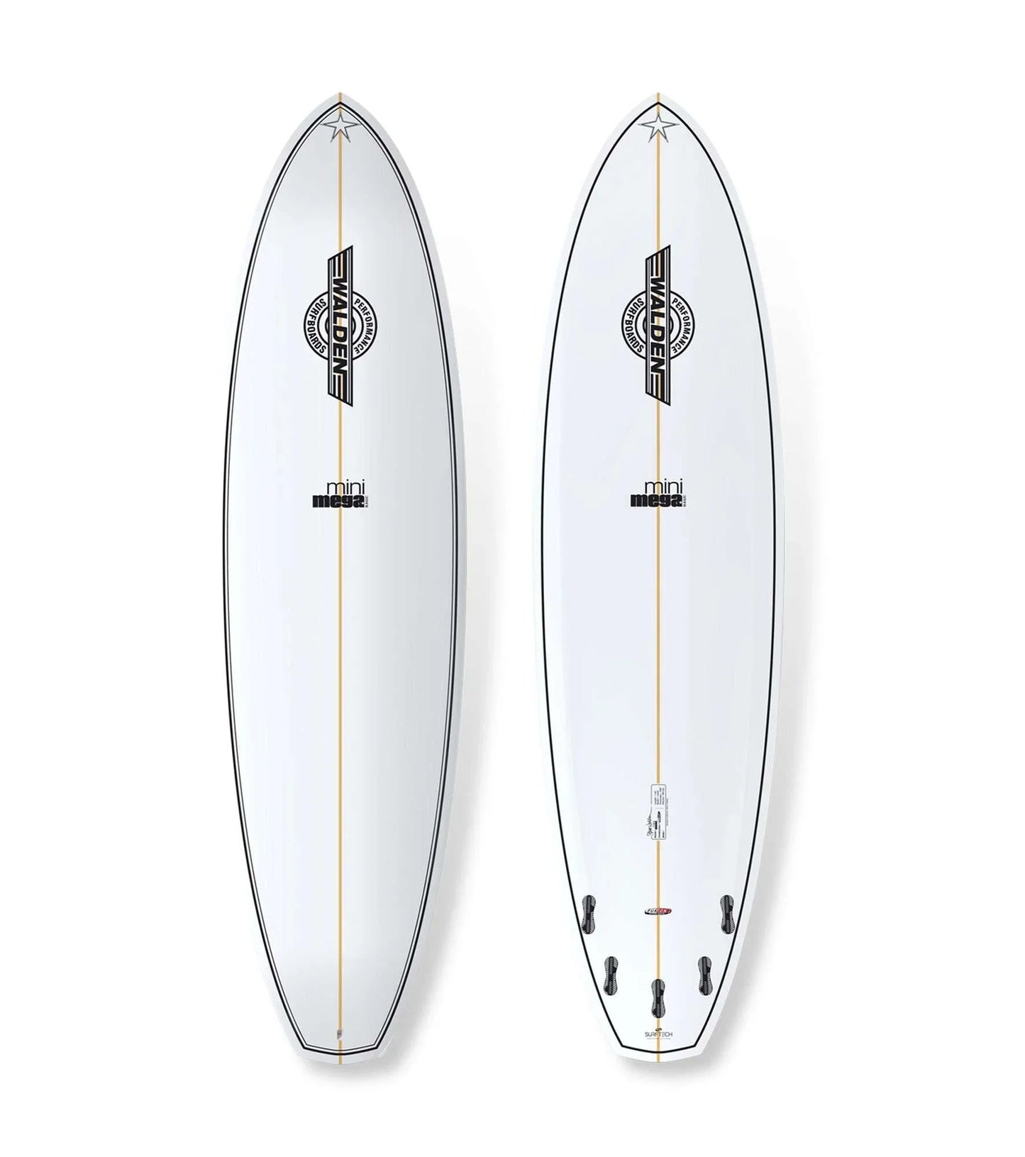 Walden Mini Mega Magic - Fusion HD - FCS II - 5 Fin - Short Boards