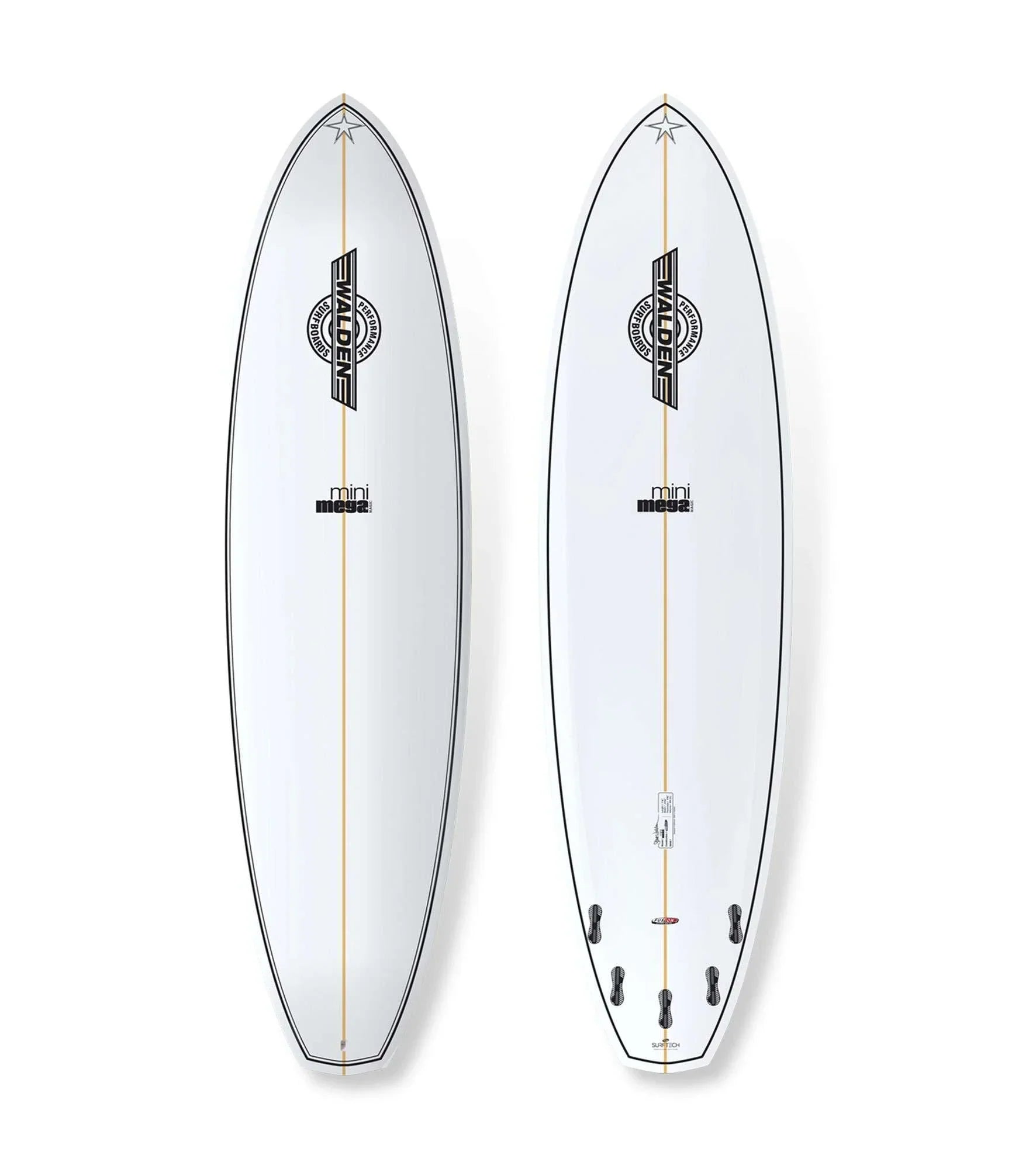Walden Mini Mega Magic - Fusion HD - FCS II - 5 Fin - Short Boards