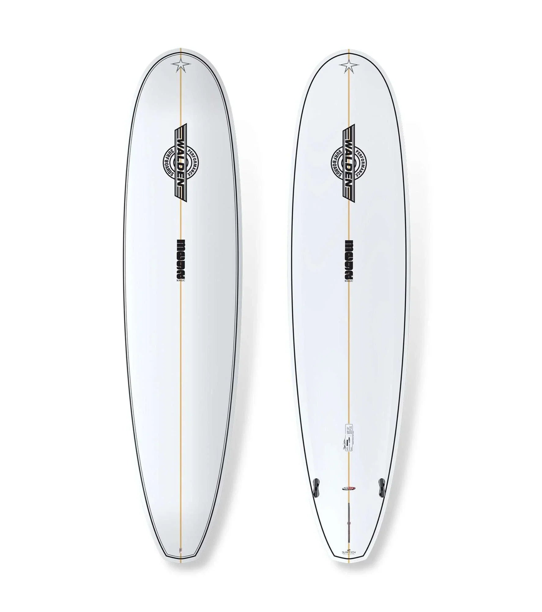 Walden Mega Magic - Fusion HD - FCS II - 2 + 1 Fin FACTORY SECOND - Fun Boards