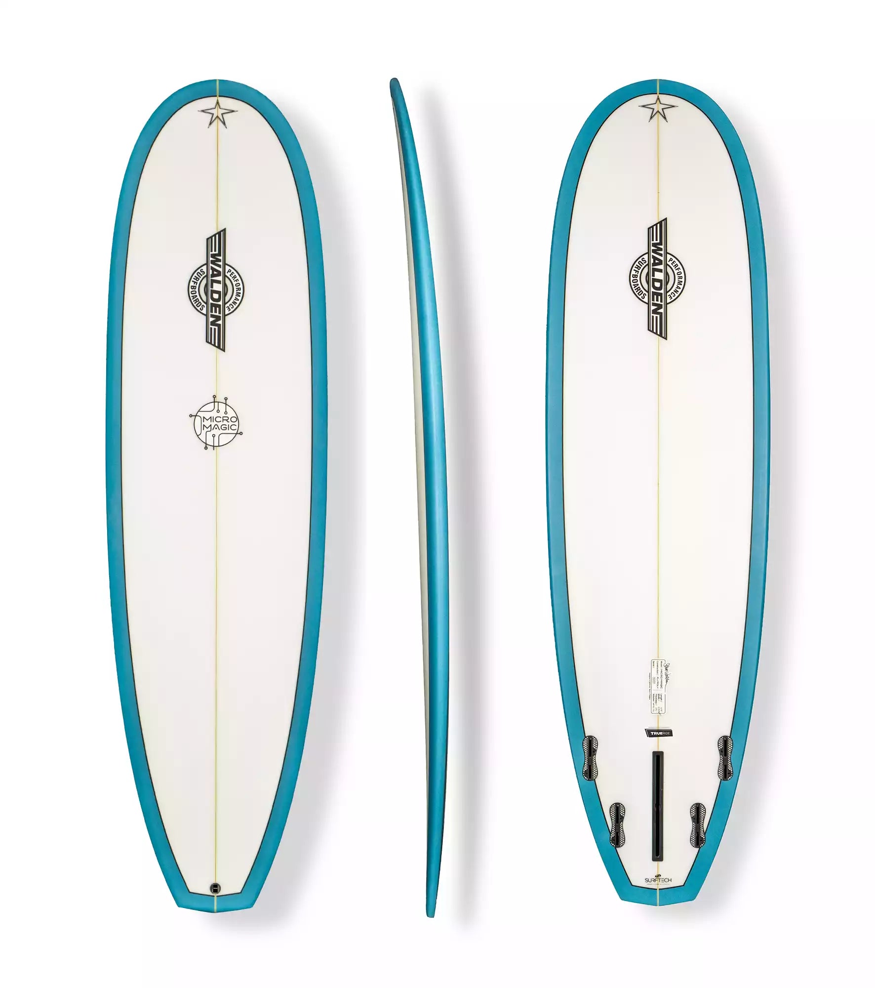 Walden Micro Magic - Trueride PU - FCS II - 4 + 1 Fin - Fun Boards