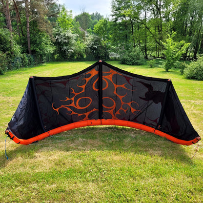 Wainman 6.25m+9m SMOKE Kite w/bar USED | 15 - Kites (GRADE C)