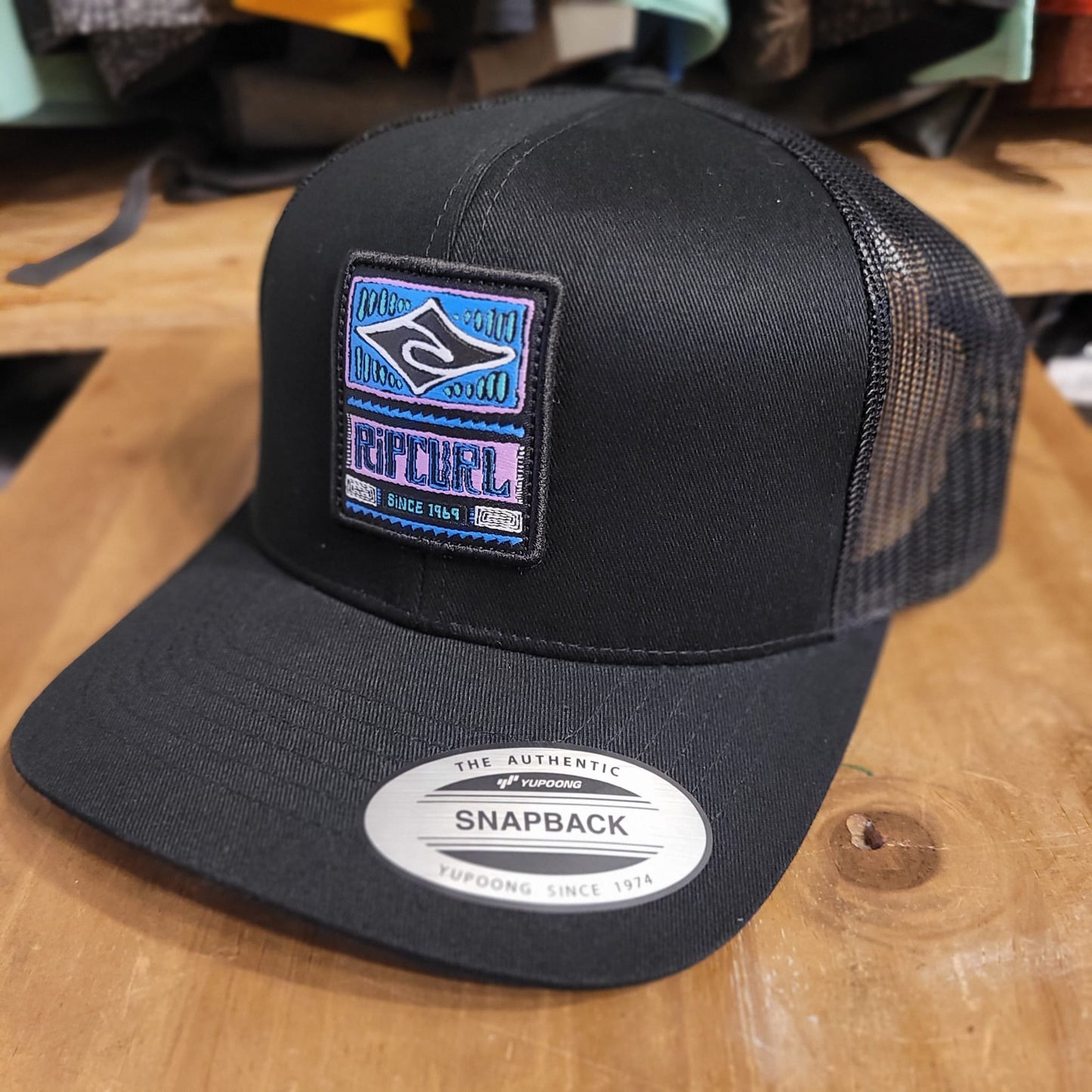 Rip Curl Custom Curve Trucker 005Mhe Solid Black - Caps