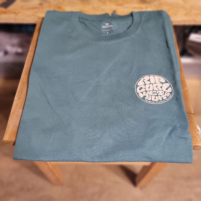 Rip Curl Wetsuit Icon Tee Washed Green 0C8Mte - Tees