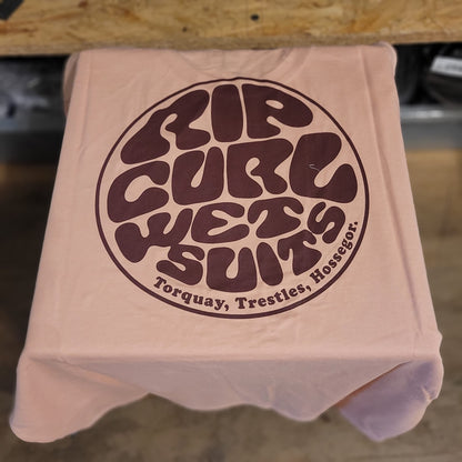 Rip Curl Wetsuit Icon Tee Light Peach 0C8Mte - Tees