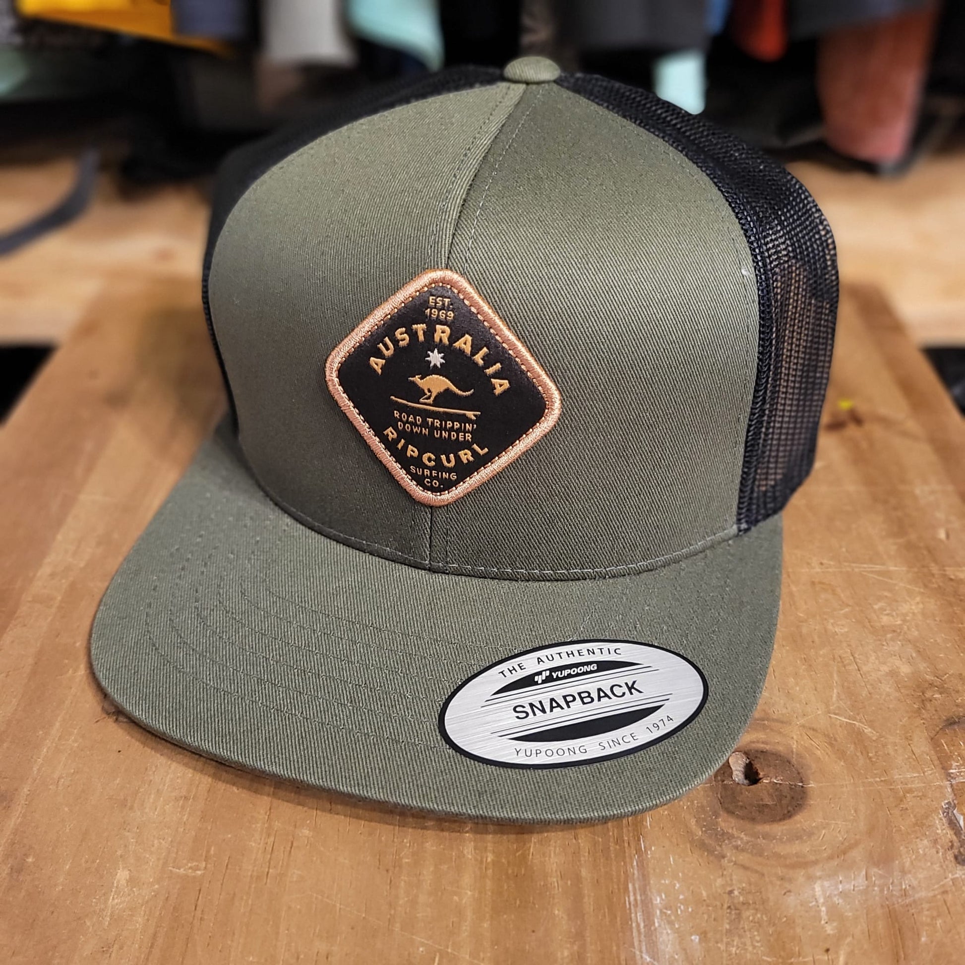 Rip Curl Destinations Trucker Cap Ccach9 Olive - Caps