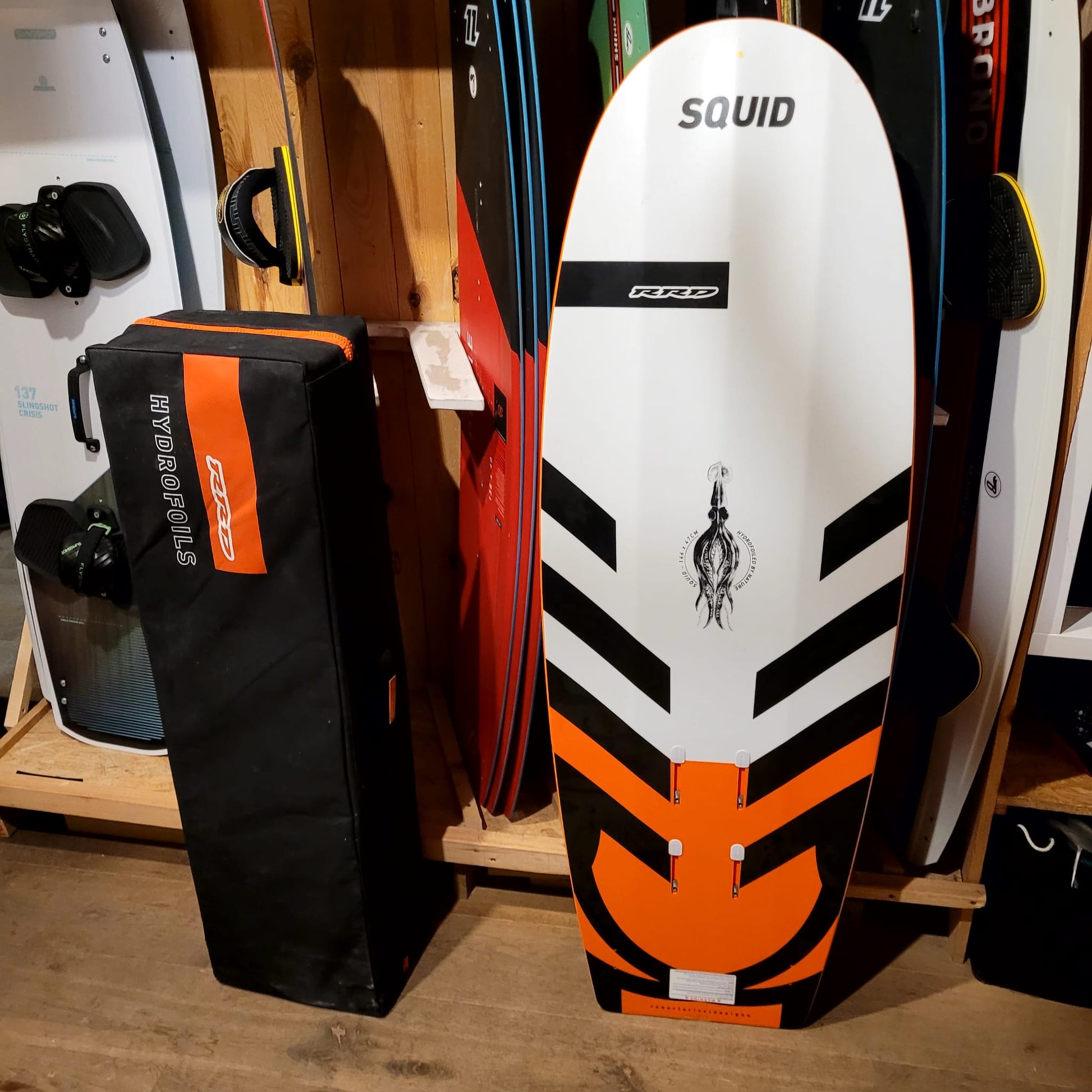 RRD Squid hybrid KITEFOIL PACK 146x47cm - 80cm mast USED | 19 - Full Sets (GRADE A)