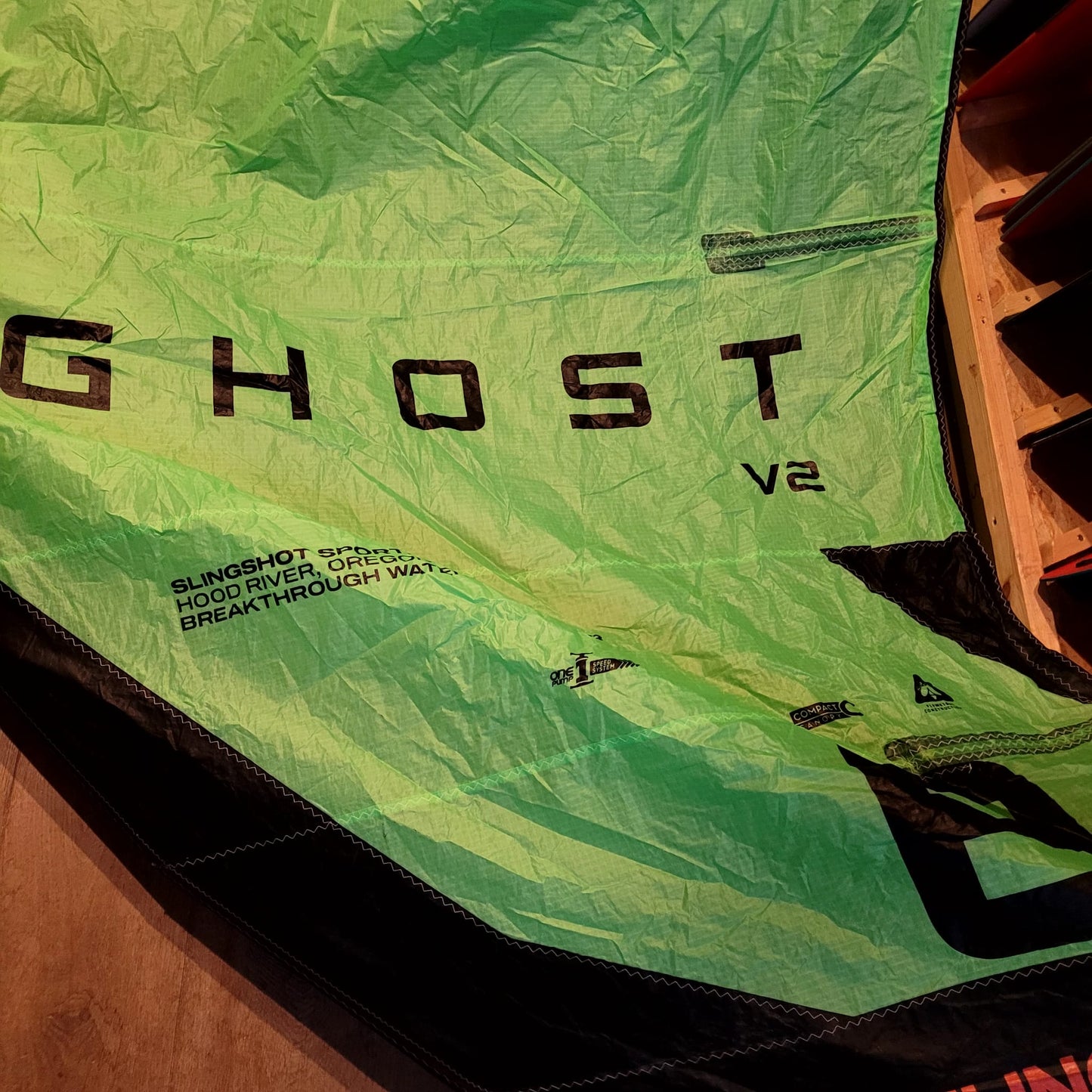 Slingshot 23 8m GHOST V2 Kite Only w/bag USED - Kites (GRADE B)