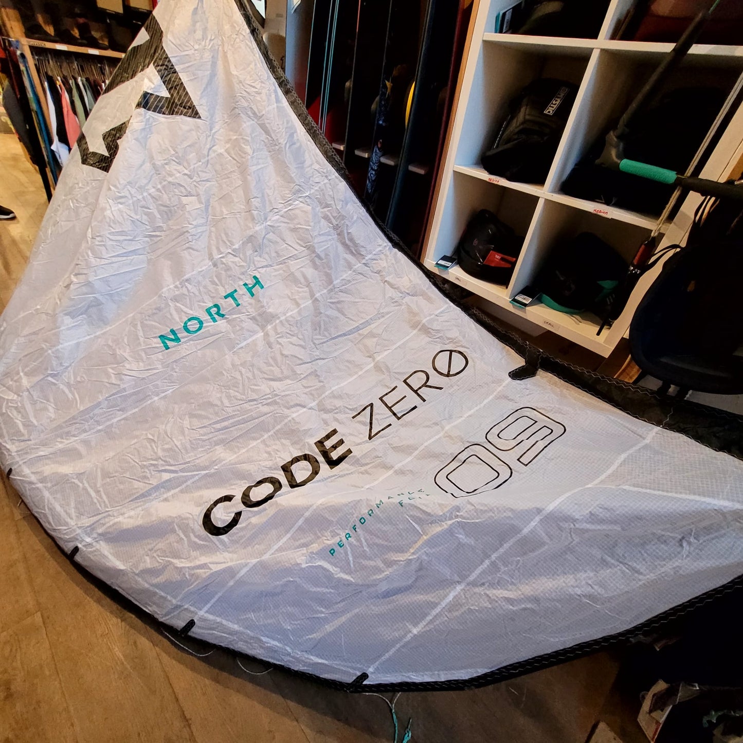 North 9m CODE ZERO Kite Only w/bag USED | 23 - Kites (GRADE A)